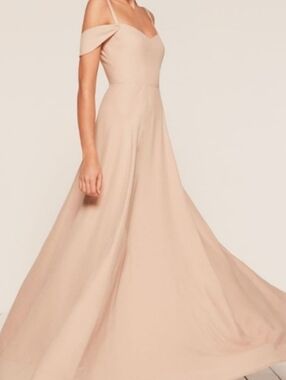 NWT Reformation Poppy Dress In Champagne SZ 4P